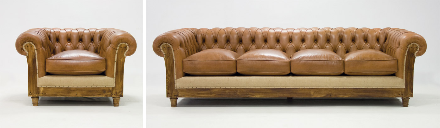 Canapé Chesterfield cuir