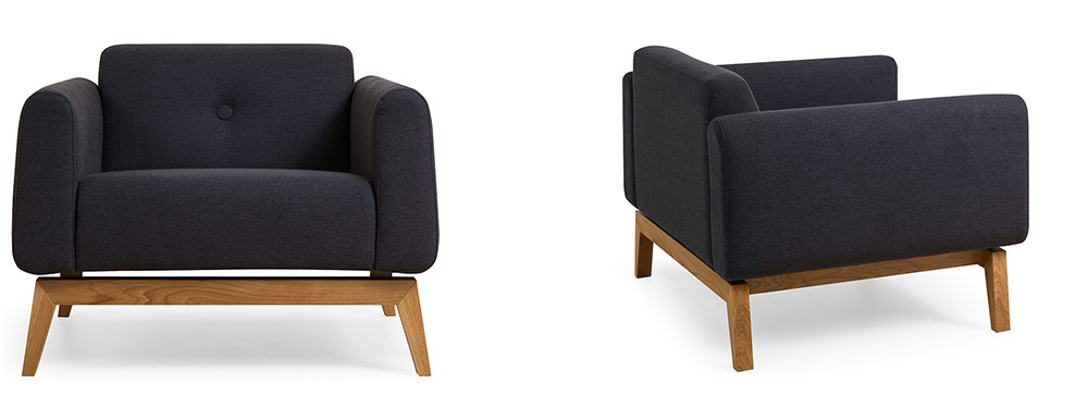 Fauteuil design scandinave