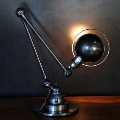 Vintage JIELDE French industrial lamp by Jean-Louis Domeck 