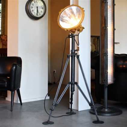 "BBT" vintage industrial projector tripod base