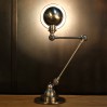 Vintage JIELDE French industrial lamp by Jean-Louis Domeck 