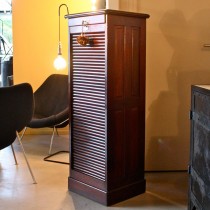 Vintage mahogany curtain filing cabinet circa 1930