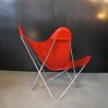 Fauteuil AA Airborne cuir rouge