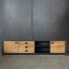 Custom industrial TV furniture, wood and metal