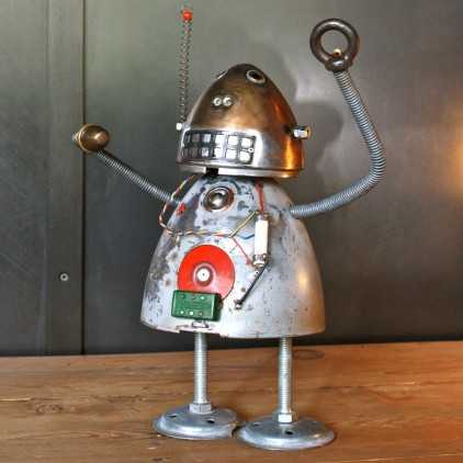 Sculpture Robot - métal recyclé