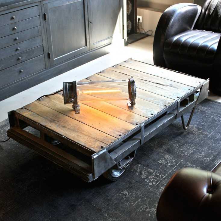 Table basse industrielle