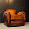 Leather "Brighton" Club armchair 1930 style