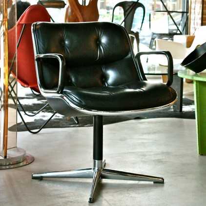 Vintage "Executive chair" by Charles POLLOCK edition KNOLL International circa 1970