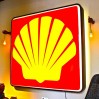 Original "SHELL" advertising sign neon light by Raymond Loewy