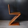 Zigzag chair by Gerrit Rietveld edition Cassina