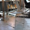 Vintage nickel plated Omstack chairs by Rodney Kinsman circa 1970 