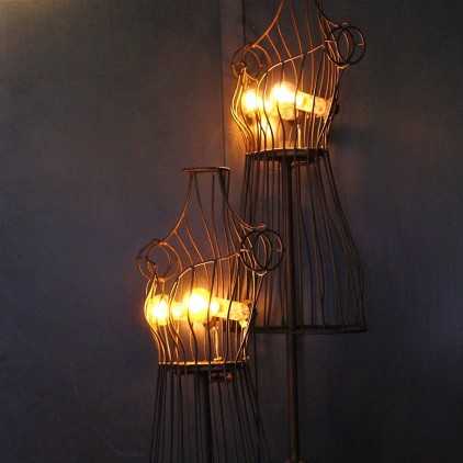Mannequin lumineux - "Incan Descent lamp"