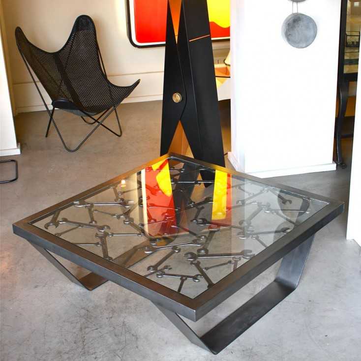 Table basse industrielle