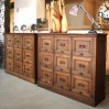 Small oak filing cabinet 9 flaps circa 1930