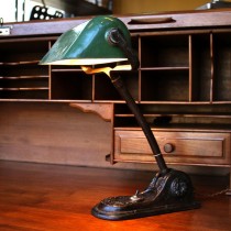 Vintage "NIAM" french notary lamp circa 1930