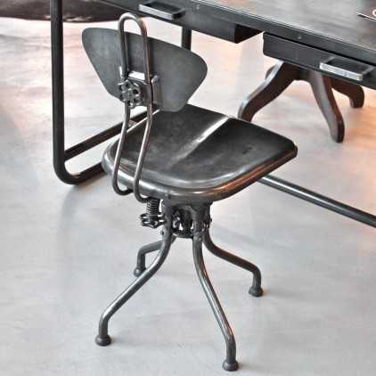 "FLAMBO"M42 industrial chair by Henri LIBER 1934