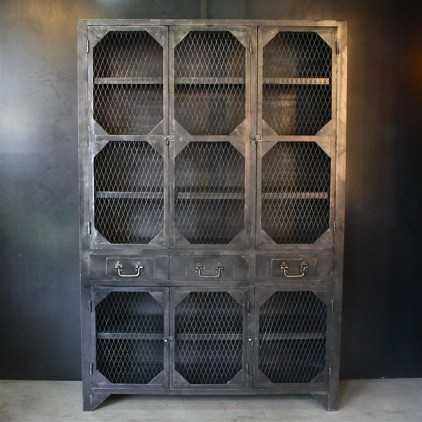 Industrial metal cabinet.