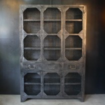 Industrial metal cabinet.