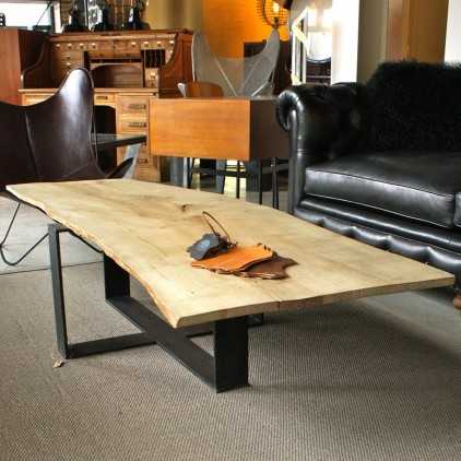 Indutrial/naturalist coffee table.