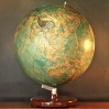 English vintage "Philips" raised relief earth globe 