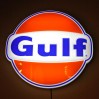 Enseigne lumineuse "Gulf"