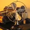 Vintage french fan in bakelite"Calor"