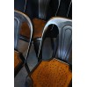 Chaises industrielles  bois / métal "Fibrocit"