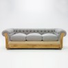 "Chesterfield"stripped down convertible sofa