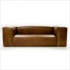"MARLON" contemporary design leather sofa