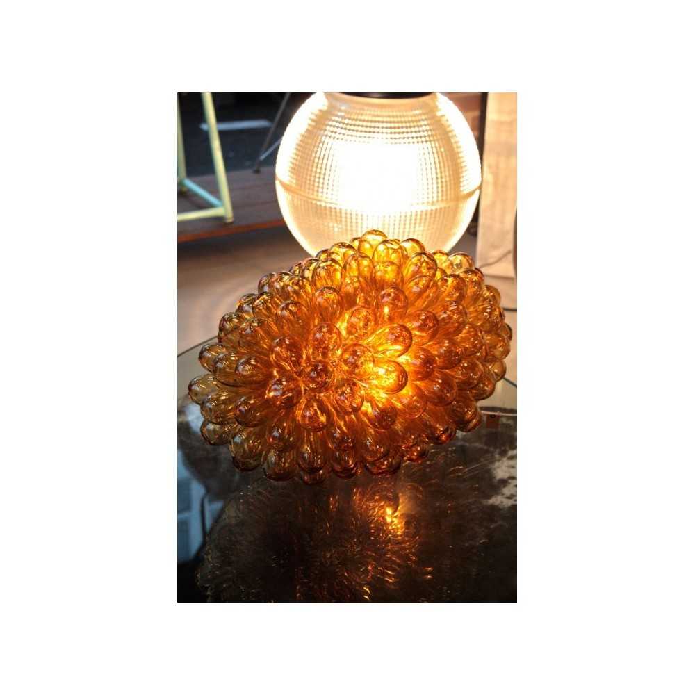 Lampe grappe en verre multicolore - Les Nouveaux Brocanteurs