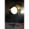 Big french railway station industrial  "GAL" floor lamp, model Galaxie