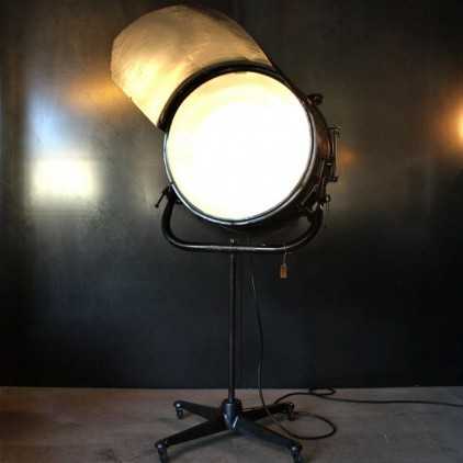 Big french railway station industrial  "GAL" floor lamp, model Galaxie