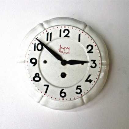 Vintage ceramic "JAPY" small clock circa 1930