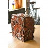 Cesar Style French Abstract Metal Sculpture Compression