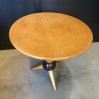 vintage wooden pedestal table