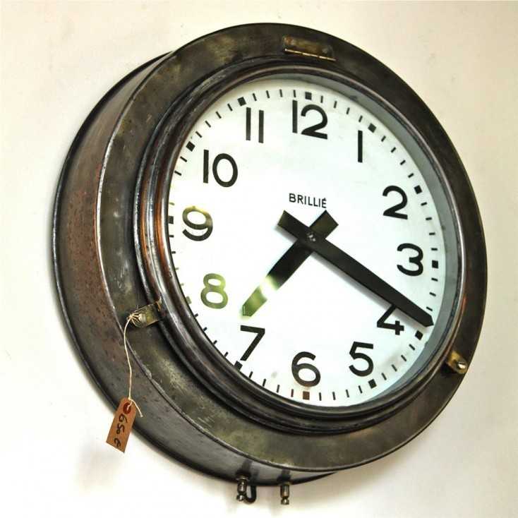 Ancienne Horloge industrielle BRILLIE