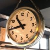 Industrial Clock BRILLIE double sided