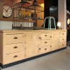 Custom counter, dravers cabinet, sideboard oak, various storage