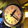 "Brillié" Double-sided industrial clock 