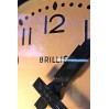 Horloge industrielle Brillié Double face