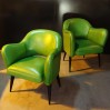 Fauteuil Bebop - design années 50 - Green Lime 