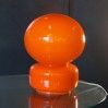 Table lamp in orange opaline