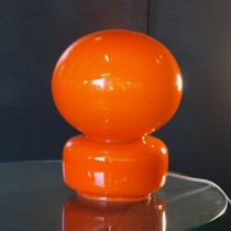 Lampe à poser en céramique orange FABILOS 