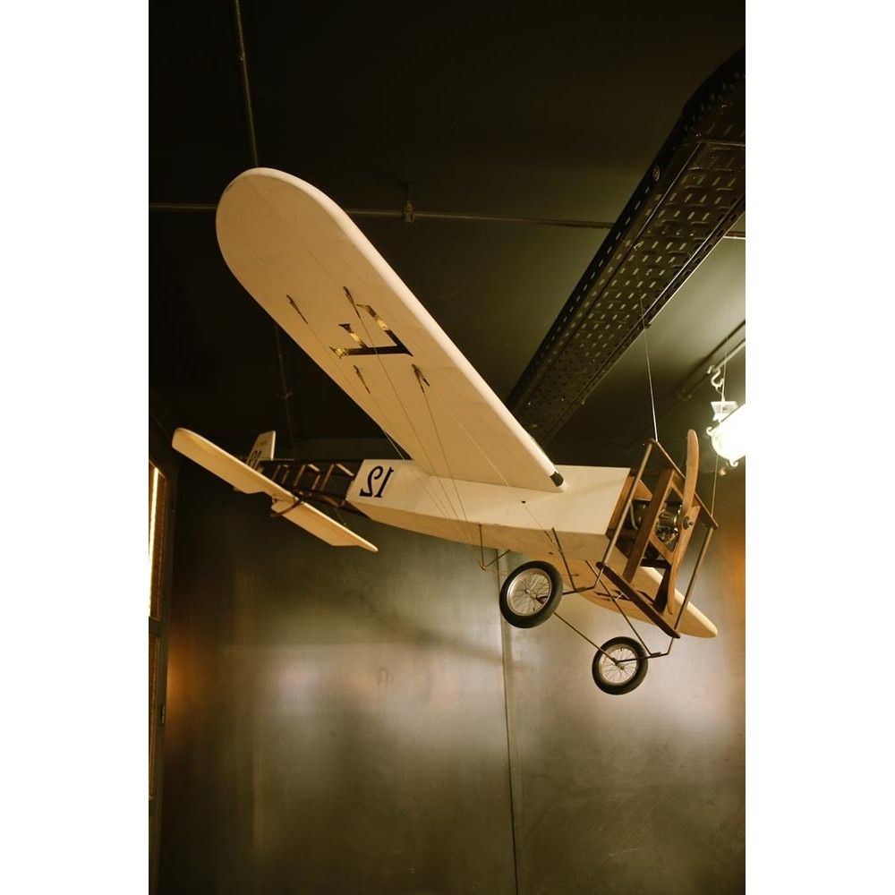 BLERIOT - 1980 : Maquette d'avion au 1/10ème en bois et …