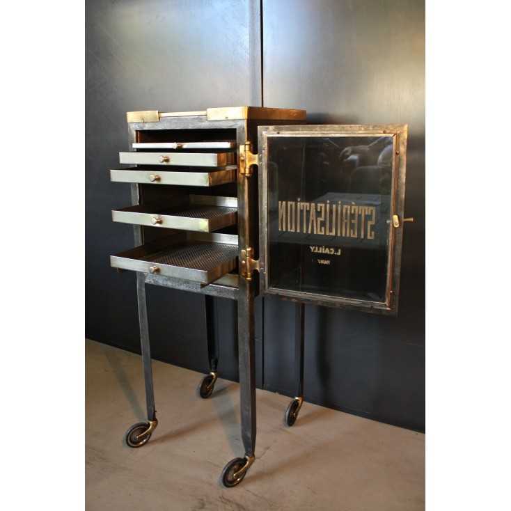 Small dental sterilization cabinet circa 1930