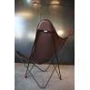 Butterfly AA armchair brown leather edition Airborne by Jorge Ferrari Hardoy