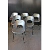 French aluminium"Tulip" chair by Pierre Guariche for Steiner 1953