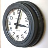 Small vintage industrial "BRILLIE"electric clock circa 1960