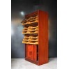 Mahogany english blouse cabinet circa 1950.