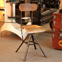 English industrial factory chair "EVERTAUT"